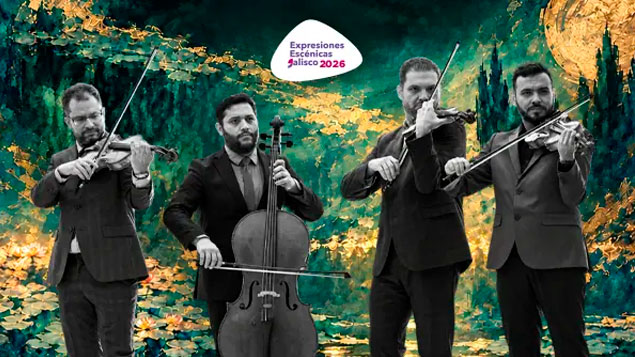 Flyer de Cuarteto Jalisco | Debussy & Ravel: Colores e inspiración del cuarteto francés