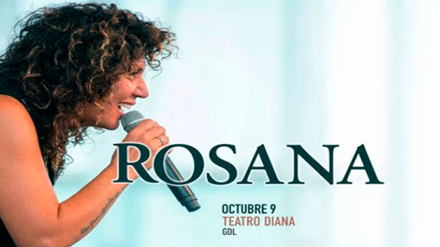Flyer de Rosana en concierto