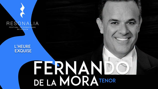 Flyer de Festival Resonalia | Fernando de la Mora, tenor