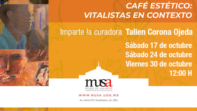 Flyer de Café estético. Vitalistas en contexto